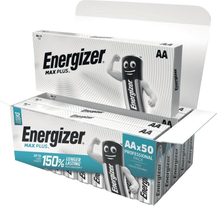 Produktbild Energizer Max Plus (50 Stk., AA, 2800 mAh)