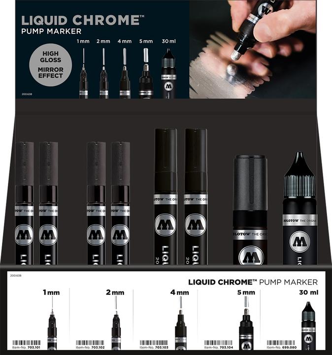 Molotow Display Liquid Chrome Set IV