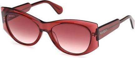 Actual product image Latetobed Max & Co Mo0116 69T Shiny Bordeaux Women's Sunglasses 56/16/140