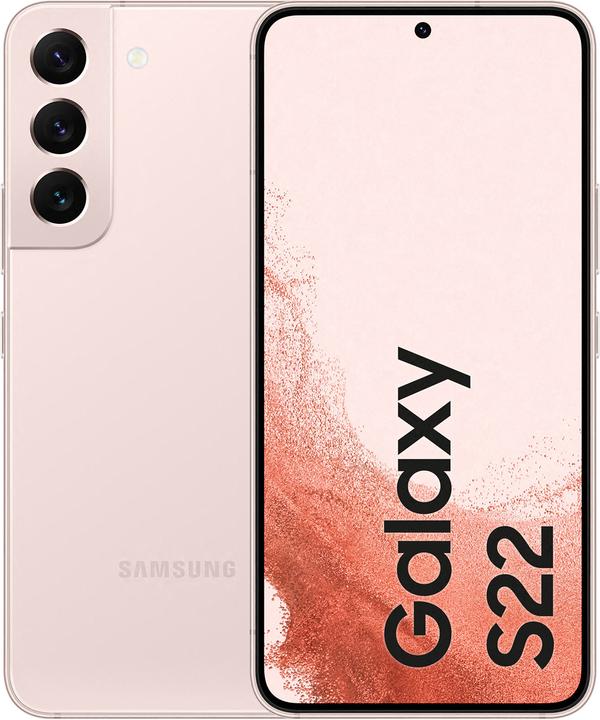 Samsung Galaxy S22 (128 Go, Or rose, 6.10", Double SIM, 50 Mpx, 5G)