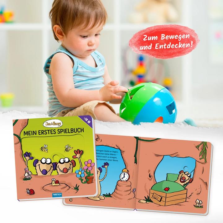Produktbild Jan und Henry Mein erstes Spielbuch Pappenbuch mit Schiebern (Deutsch)