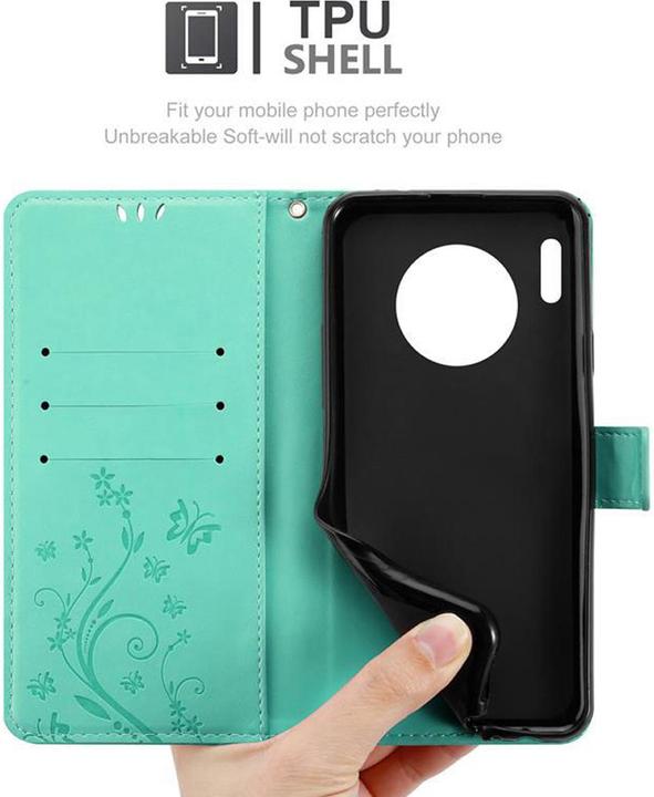 Image du produit Cadorabo Couverture du livre de fleurs (Mate 30 Pro)