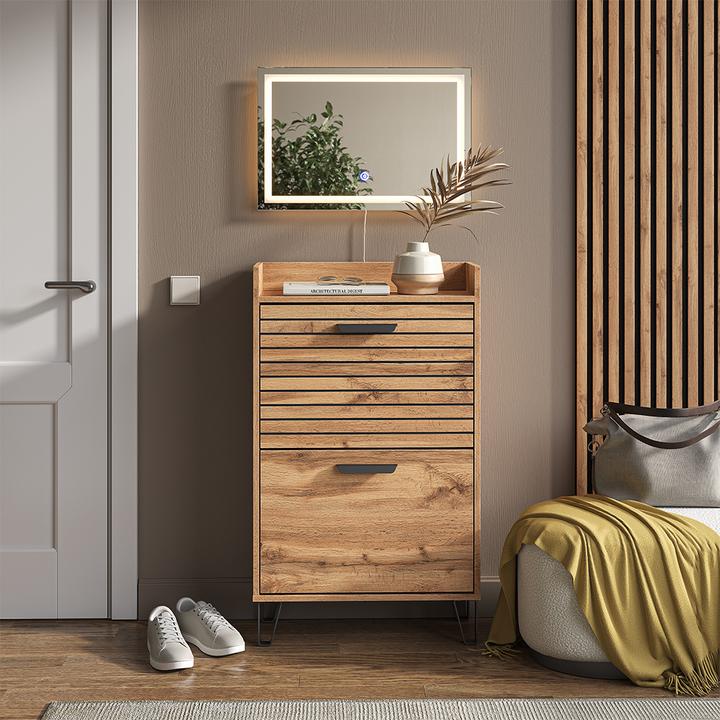 Actual product image Vichy Wardrobe Amber, Oak Wotan, 59.8 x 100 cm 2 parts