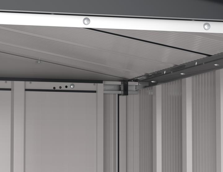 Produktbild Tepro Gerätehaus Eco 5x4, anthrazit/weiss