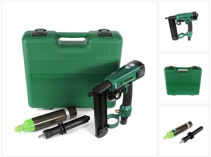 Actual product image Prebena PKT-2-J50SD-S Air pressure cartridges - air nailer 3,5-10 bar in carrying case