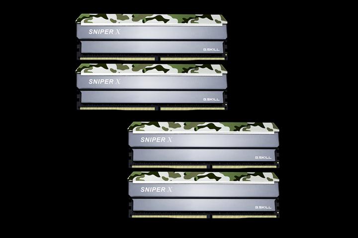 Actual product image G.Skill Sniper X Classic Camo (4 x 16GB, 2400 MHz, DDR4-RAM, DIMM)
