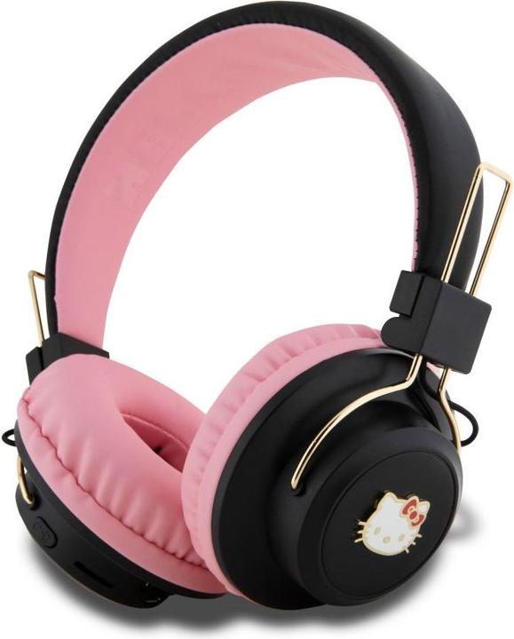 Hello Kitty słuchawki nauszne Bluetooth HKBH9KHLMP różowe/pink Metal Logo (8 h, Wireless)