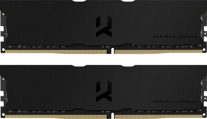 Actual product image Goodram Pamięćć IRDM PRO Deep Black, DDR4, 64 GB, 3600MHz, CL18 (IRP-K3600D4V64L18/64GDC) (2 x 32GB, 3600 MHz, DDR4-RAM, DIMM)