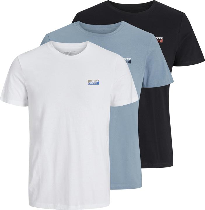 Jack & Jones 3er-pack Gedruckt Rundhals T-shirt T-shirt (XXL)