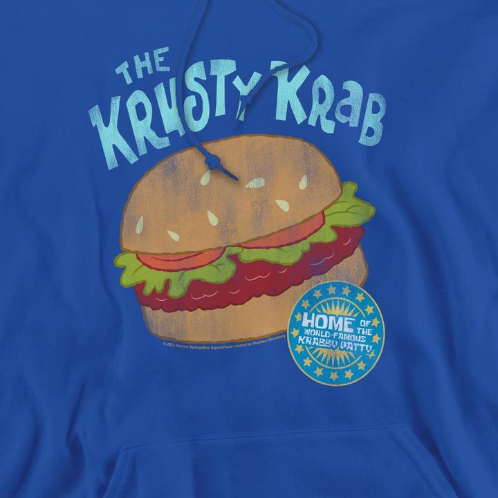 Immagine prodotto Spongebob Squarepants Krusty Krab Felpa con Cappuccio Uomo (L)