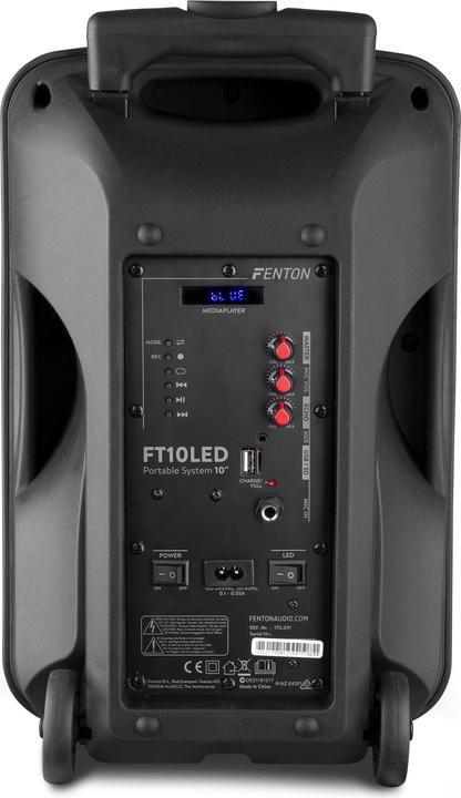 Produktbild Fenton FT10LED Aktiv Trolley-Speaker (Aktiv, 1x 450 W)
