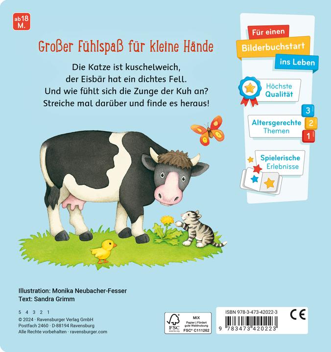Image du produit Ravensburger Mein grosses Fühlbuch (Allemand)