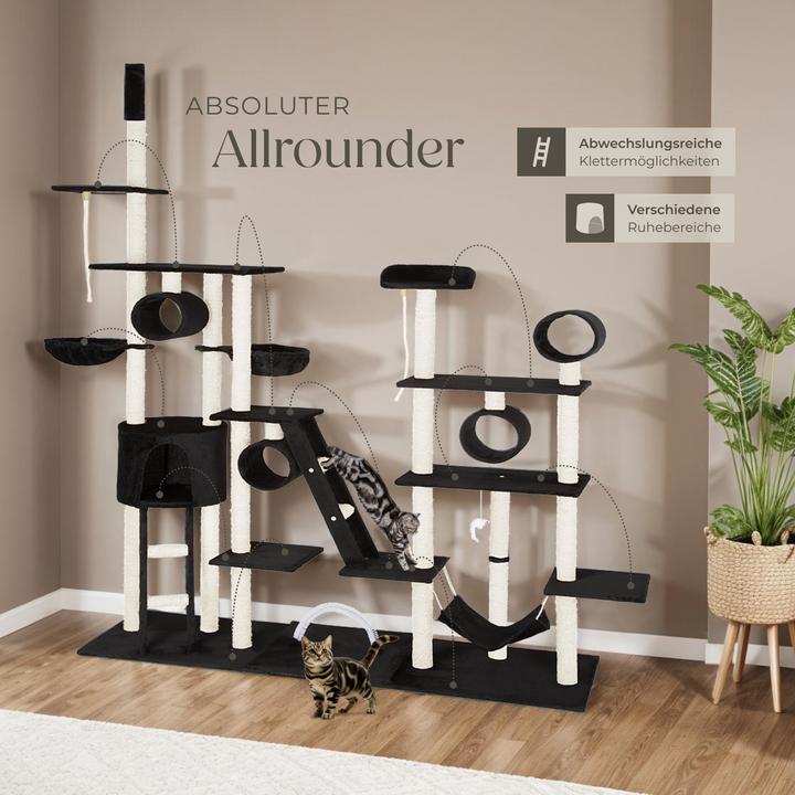 Produktbild tectake Snooky (234 cm, Schwarz)