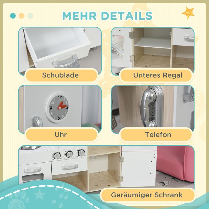 Produktbild Homcom Kinderküche mit Zubehör