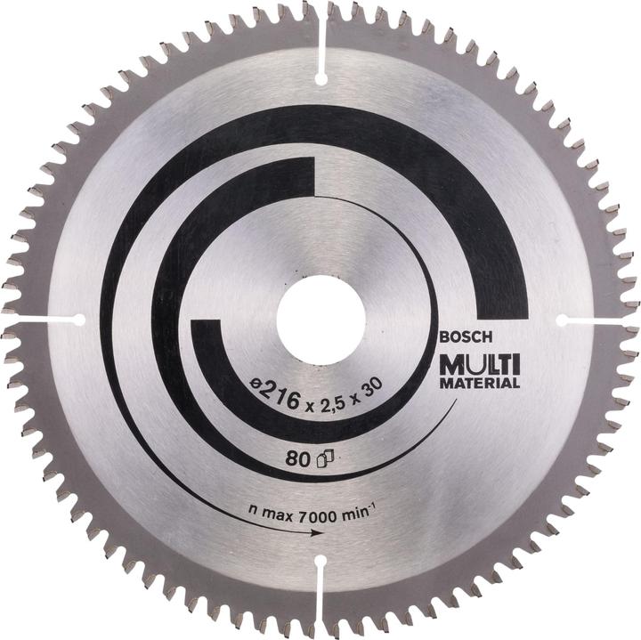 Bosch Professional Zubehör PRO Multi Material Kreissägeblatt, 216 x 2,5 x 30 mm