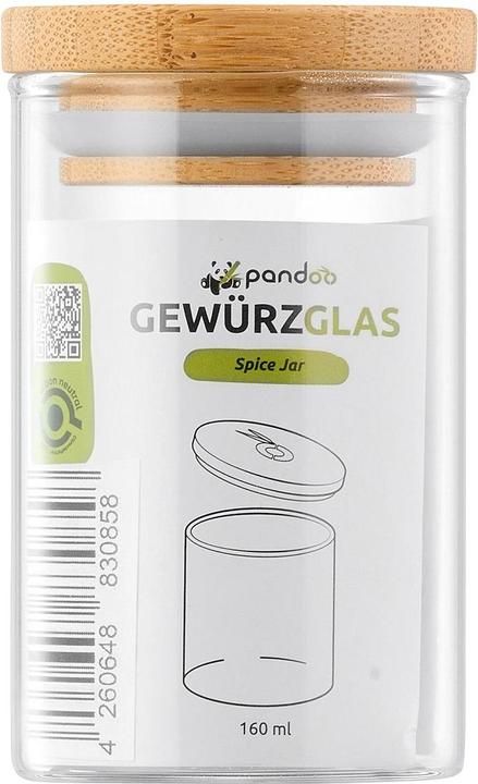 Produktbild Pandoo Vorratsglas Gewürze (0.16 l)