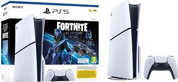 Image du produit Sony PlayStation 5 Slim Disc Edition 1 To + Fortnite - Blanc