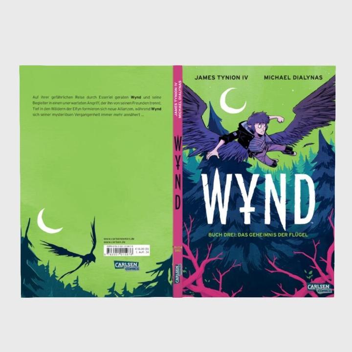 Image du produit WYND 3: Das Geheimnis der Flügel (Allemand, Michael Dialynas, James Tynion IV, 2024)