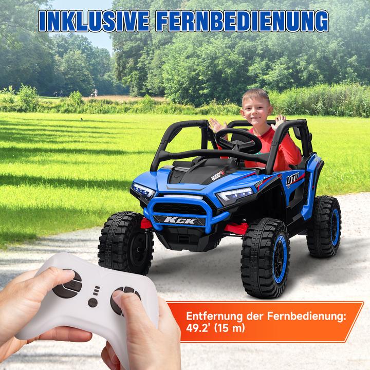 Produktbild Aiyaplay Elektro Kinderauto Kunststoff, Metall Blau (24 V)