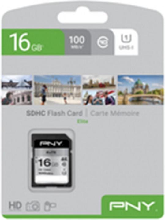 Produktbild PNY Elite (16 GB, SDHC, U1, UHS-I)