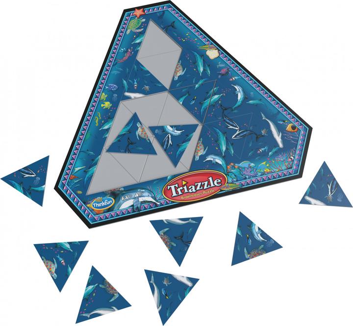 Actual product image Thinkfun Triazzle Dolphins EN (16 pieces)