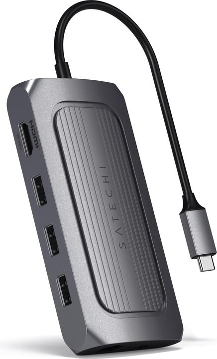 Produktbild Satechi USB-C-Station/Replikator (U4MA3M) (USB-C, 7 Ports)