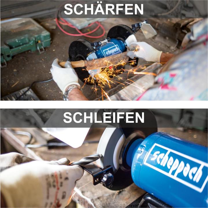 Productafbeelding Scheppach Vlakschuurmachine SM200AL (doe-het-zelf) (Dubbele molen, 500 W)