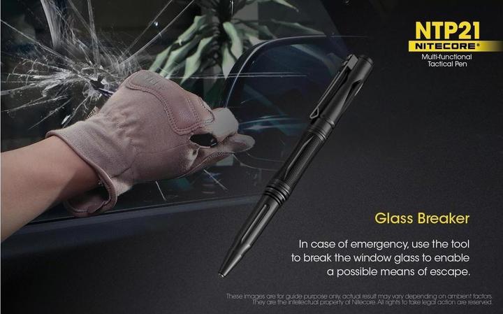 Actual product image Nitecore Tactical Pen NTP21 (Black, 1 x)