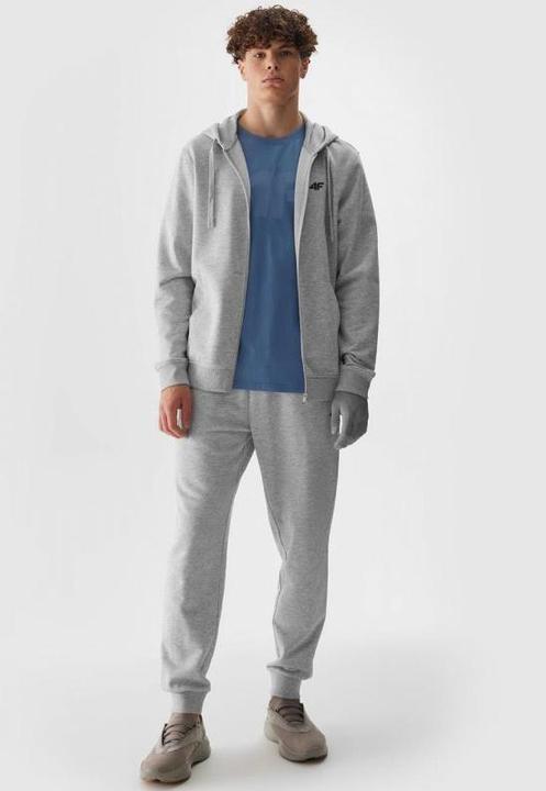 Produktbild 4F Herren Sweatshirt M0951 cool hellgrau melange 4FWSS24TSWSM0951 27M L (27)