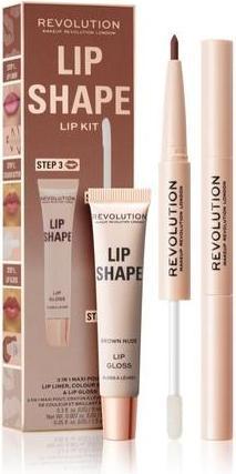 Image du produit Makeup Revolution Kit de modelage des lèvres - Brun Nude, 1 pc (BROWN NUDE)