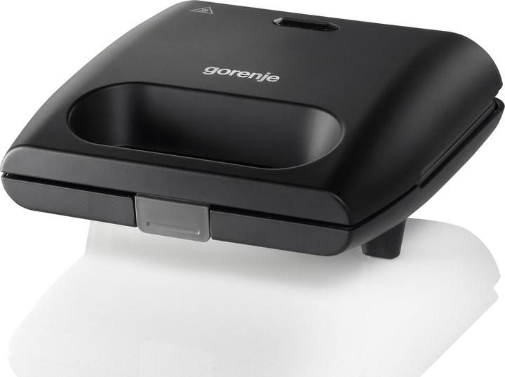 Gorenje Mini sandwich grill - black- 700 W, infinitely variable temperature adjustment, non-stick coating