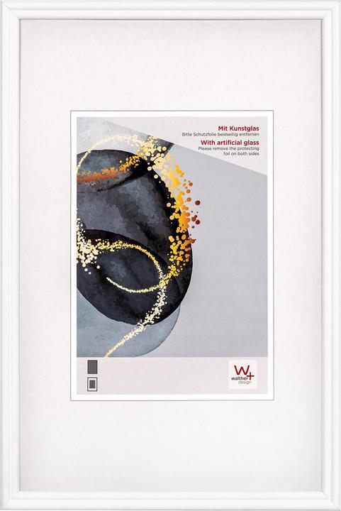 Actual product image Walther Design Select wooden frame with art glass (20 x 30 cm)