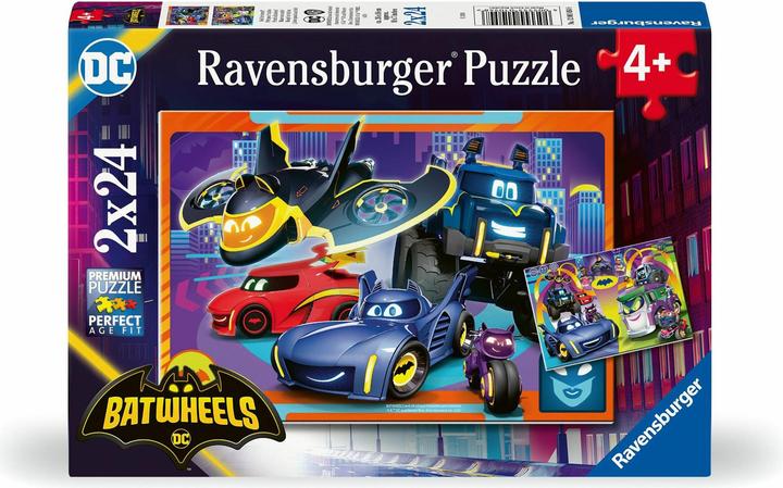 Produktbild Ravensburger Puzzle Batwheels 2x24p (48 Teile)