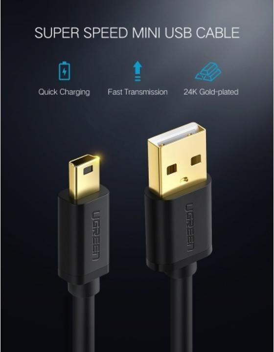 Produktbild Ugreen USB A — mini USB (0.50 m, USB 2.0)