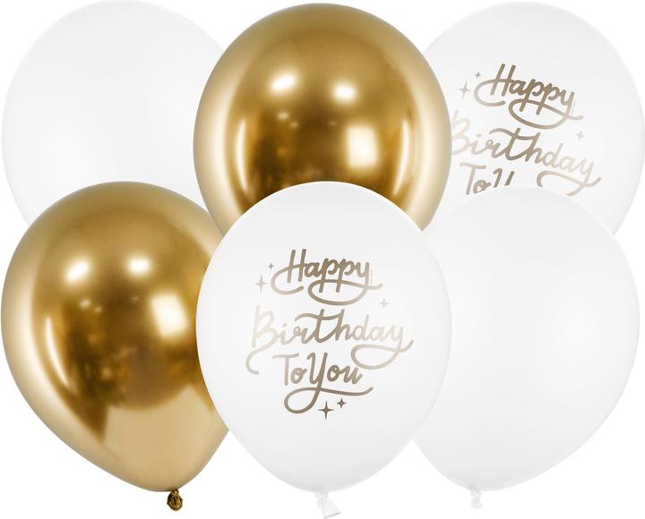 Partydeco Balloon Bouquet Happy Birthday To You (6 x)