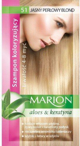Marion Malvorlagen Shampoo, 51 Light Pearl Blond, 40 ml (Hit) - Ablaufdatum: 31.1.2024 (40 ml, Flüssiges Shampoo)