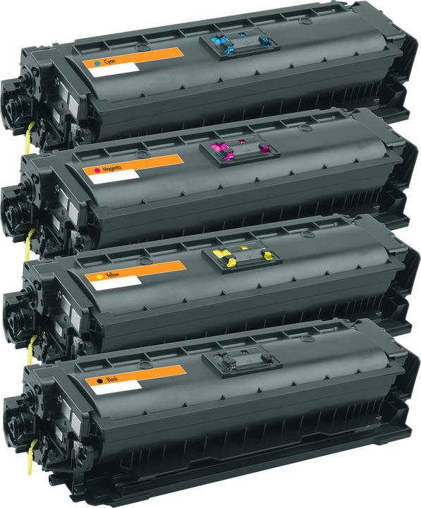 Plutoos Toner HP CF360X, CF361X, CF362X, CF363X 508X compatibile XXL, set di 4 colori