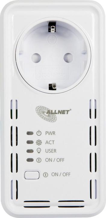 Allnet MSR IO Zentrale Schaltsteckdose ALL3075 inkl. WLAN & Strommessung für IP Gebäude Automation