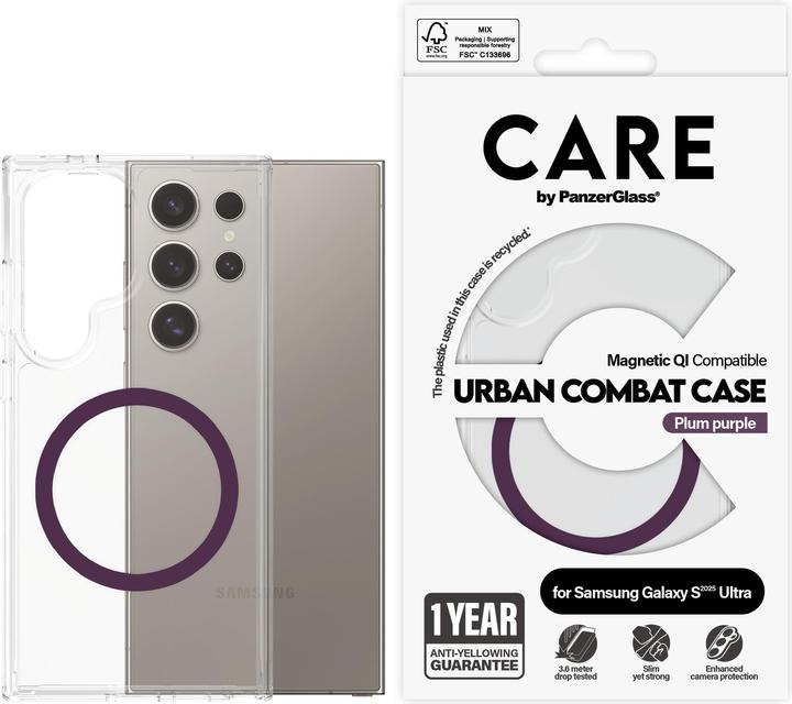 Immagine prodotto PanzerGlass CRRFUTCG38488, Cover, Samsung, Samsung - Galaxy S 2025 Ultra, Trasparente (Samsung Galaxy S25 Ultra)