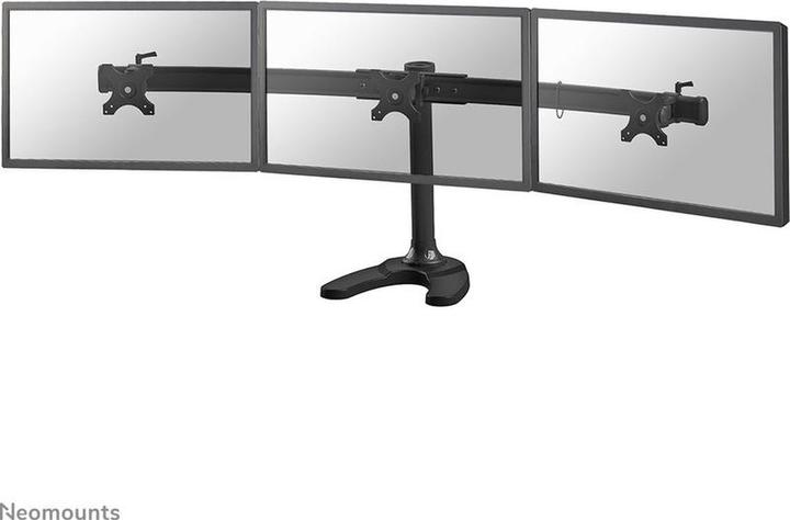 Produktbild Neomounts FPMA-D700DD3 Black Triple Monitor Beugel (Tisch, 27")