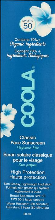 Produktbild Coola Suncare Classic Lotion Fragrance Free (Sonnencreme Gesicht, SPF 50, 50 ml, 50 g)