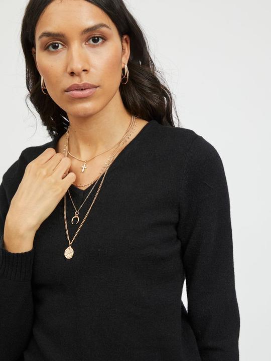 Actual product image Vila V-neck knit jumper (L)