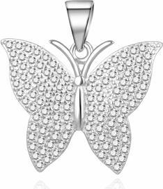 Moiss Gentle silver pendant Butterfly P0001150 (L)