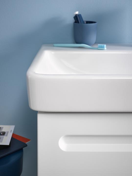Actual product image Duravit No.1 furniture set 650, incl. washbasin, vanity unit, mirror cabinet with right-hand stop, i