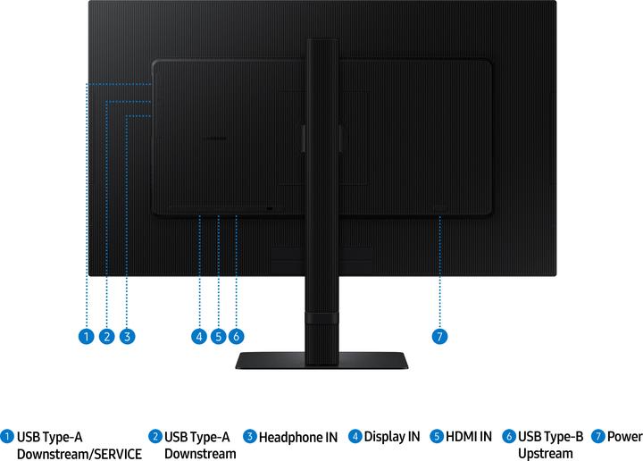 Produktbild Samsung ViewFinity S8 - S80D (3840 x 2160 Pixel, 27")