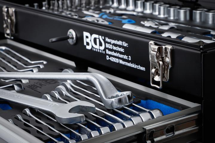 Produktbild BGS Metall-Werkzeugkoffer 3 Schubladen mit 143 Werkzeugen (1 Teile)