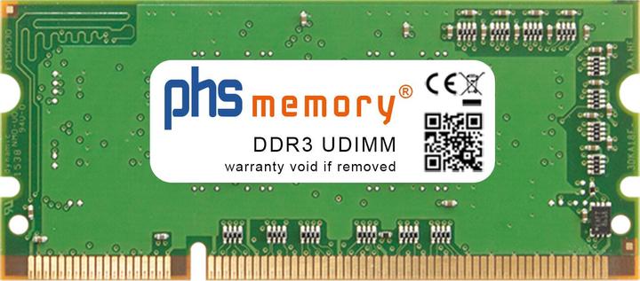 Actual product image PHS-memory 1GB RAM Memory for HP Color LaserJet Enterprise M652 DDR3 UDIMM 800MHz