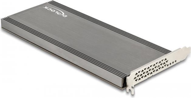 Delock PCI Express 4.0 x16 card to 4 x internal NVMe M.2 Key M with heat sink and fan