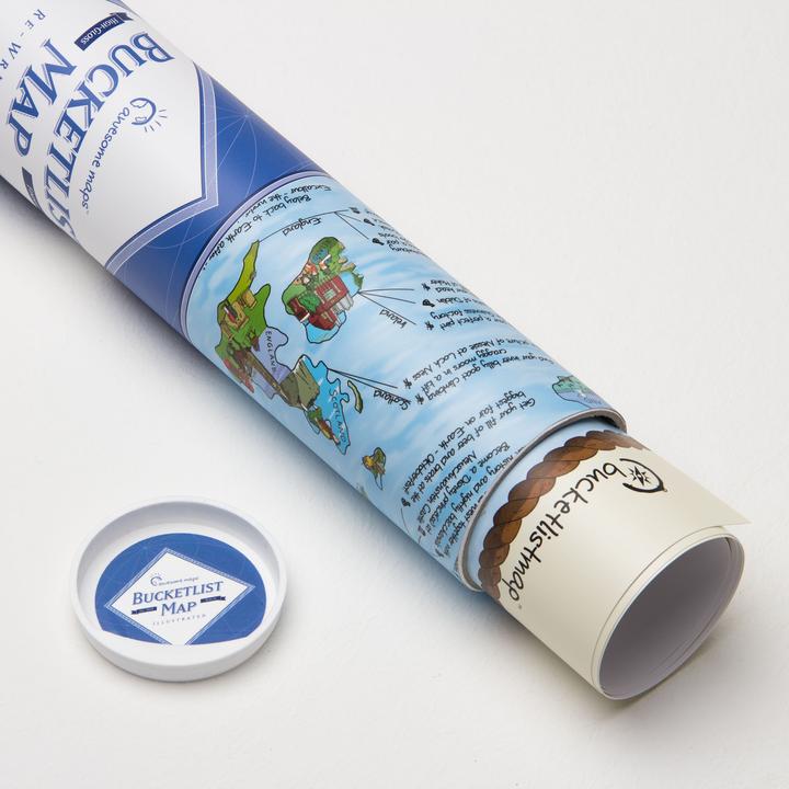 Produktbild Awesome Maps Travel Map Weltkarte in Scratch Edition