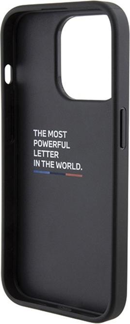 Produktbild BMW BMHCP15LGSPCCK iPhone 15 Pro 6.1" czarny/black hardcase Grip Stand Smooth & Carbon (Apple iPhone 15 Pro)